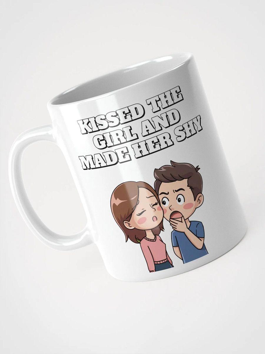 Kissed The Girl And Made Her Shy - Nursery Rhythm Parody White Mug product image (2)