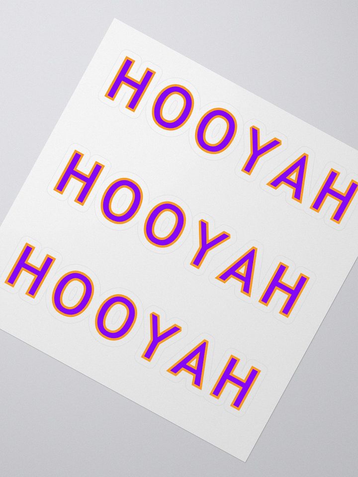 Hooyah 3x Stickers product image (2)