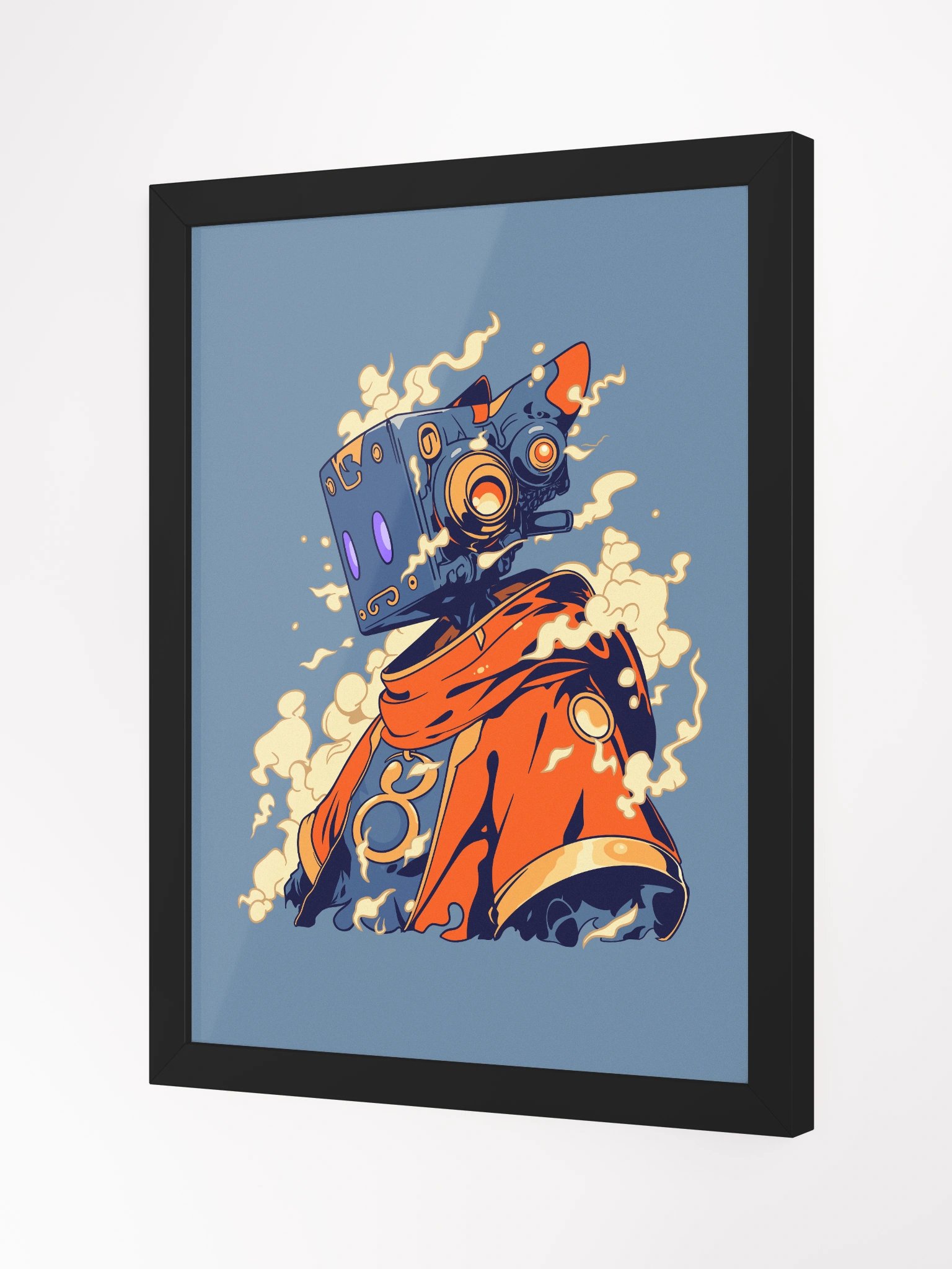 "The Blue Wizard" – 12″ x 16″ Framed Poster product image (2)