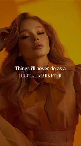 Things Ill Never DO a Digital Marketer

3 Things I’ll NEVER Do as a Digital Marketer 🚫

Spam people's inboxes or DMs.
Respect...