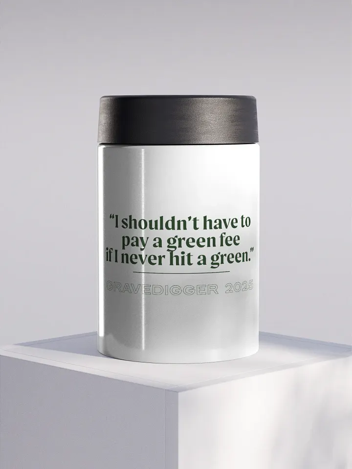 Gravedigger '25 Stainless Steel Koozie product image (1)