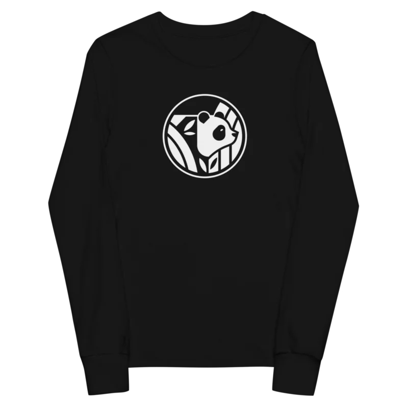Pandas Are Here Long Sleeve Tee (Youth) Image 2