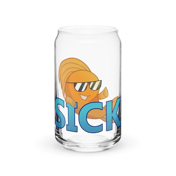 Sick Fish Glass With Lid product image (1)