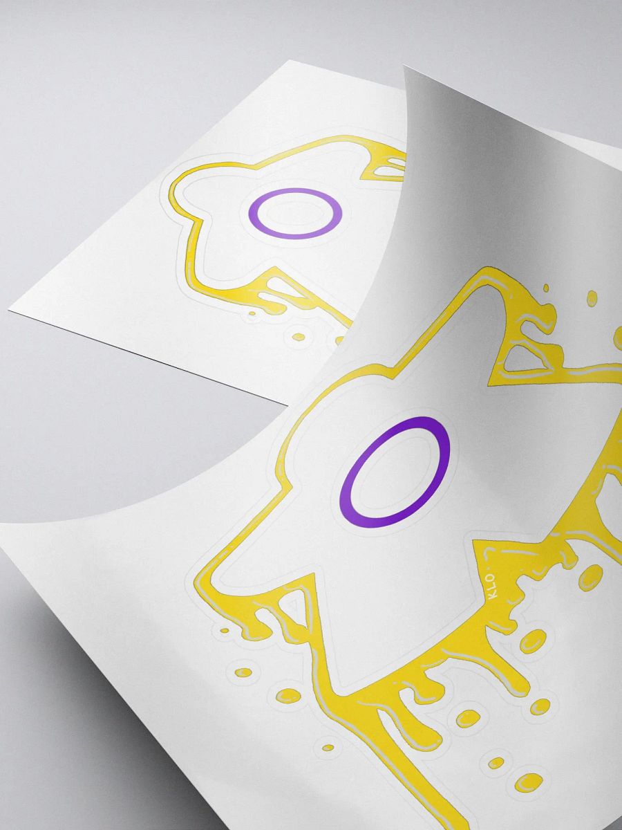 Drippy Intersex Pride Meeple Sticker product image (4)