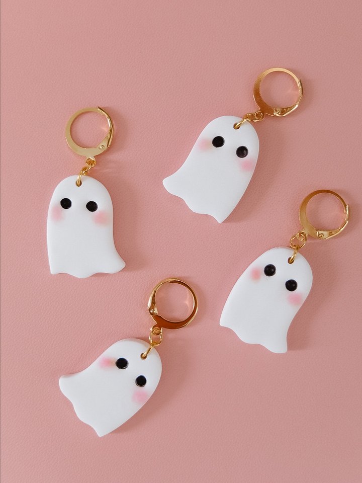 Blushing Ghost Earrings product image (2)