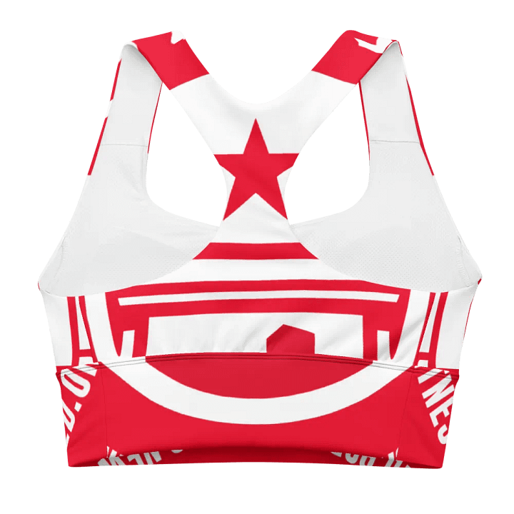 IFBNewsfeed.Org's All-Over Print Recycled Longline Sports Bra product image (2)