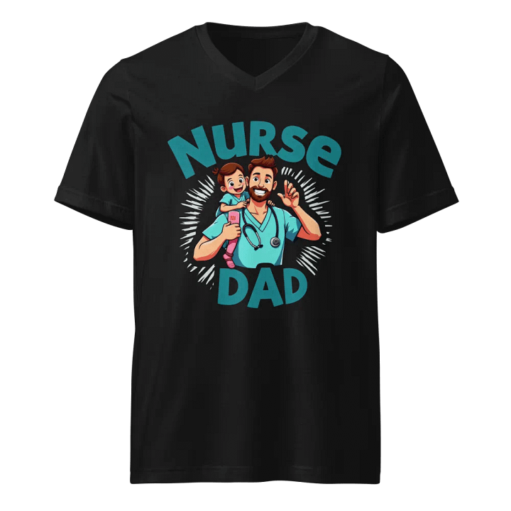 Super Dad Nurse V-Neck Tee product image (1)