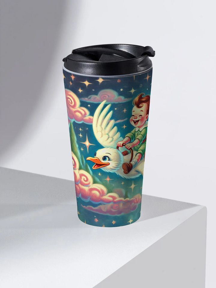 Riding through the Stars Stainless Steel Travel Mug product image (2)
