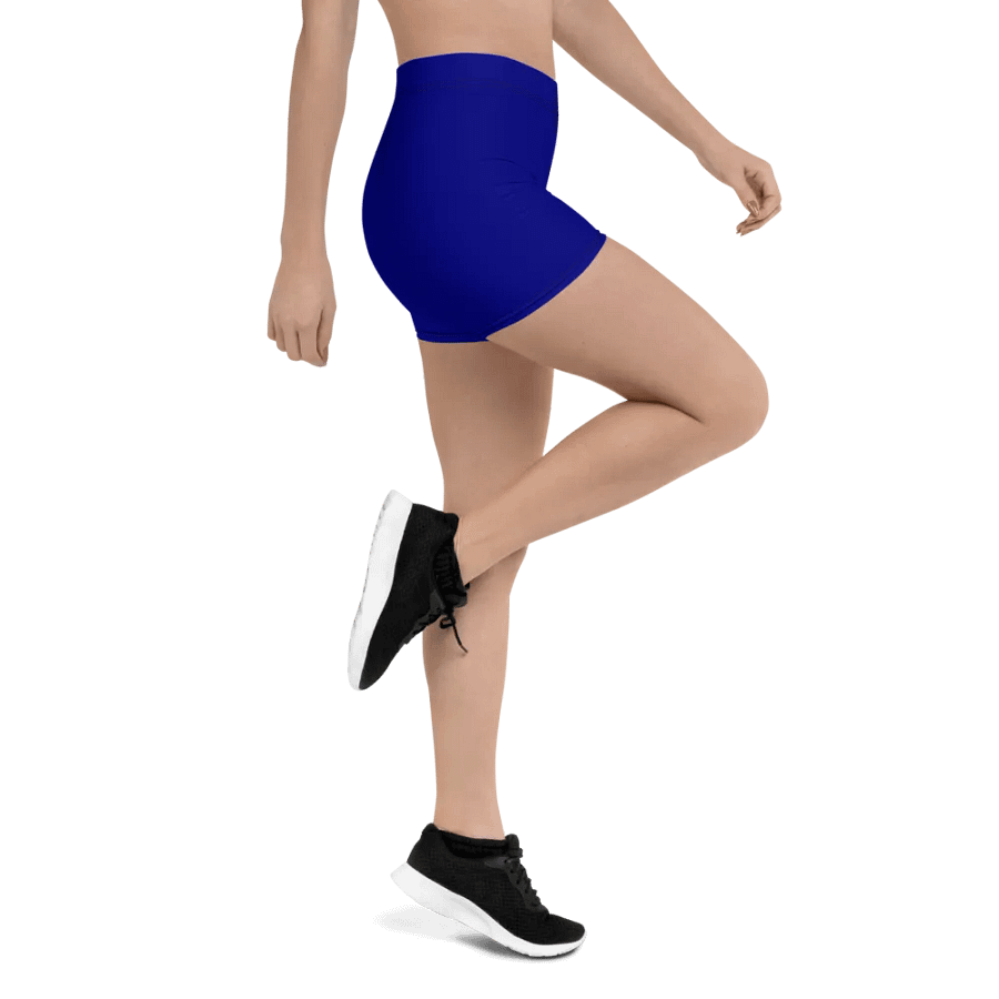 Plain Color Navy Blue Bike Shorts product image (3)