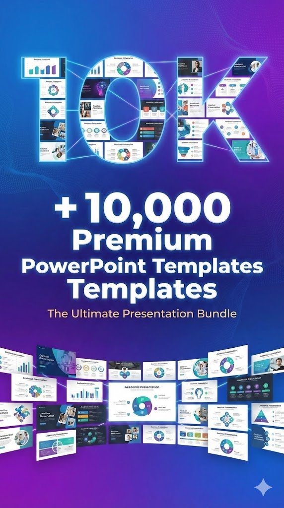 +10,000 Premium PowerPoint Templates – The Ultimate Presentation Collection product image (1)