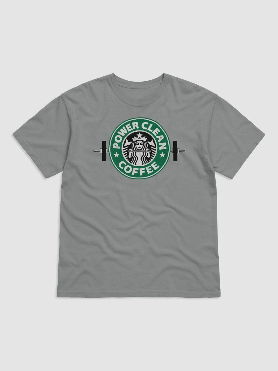 Power Clean Coffee Parody T-Shirt product image (6)