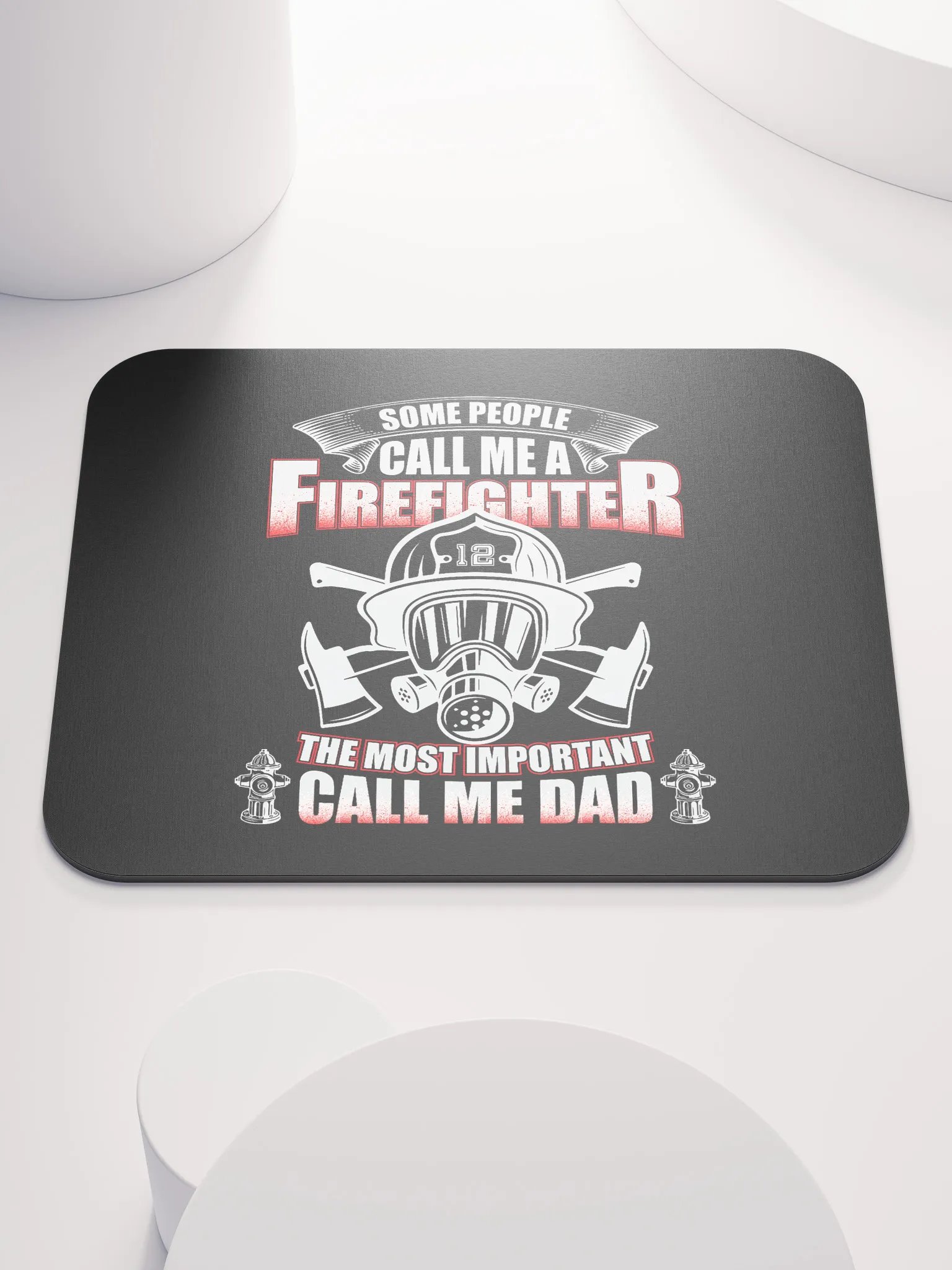 Firefighter Dad - Mouse Pad product image (1)