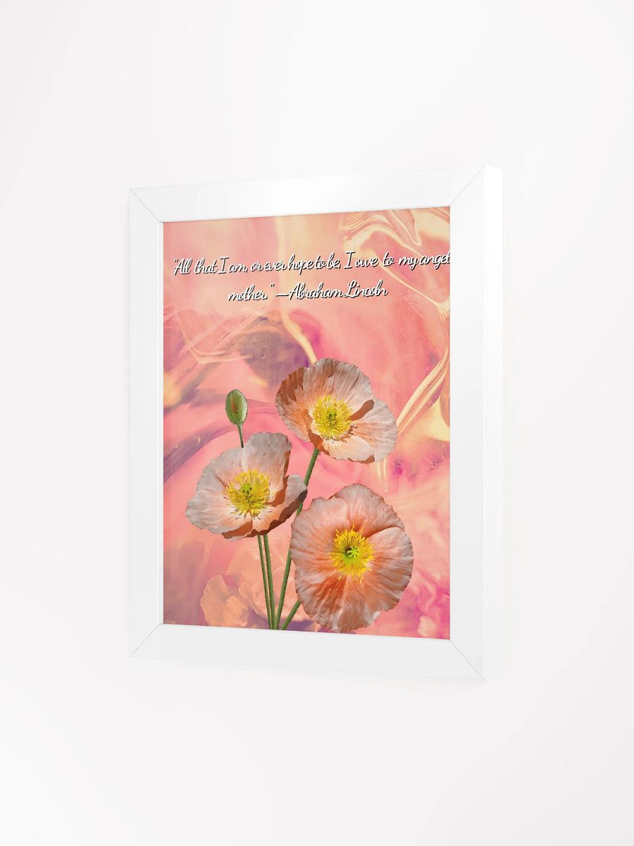 Light Pink Poppy Floral Poster product image (18)