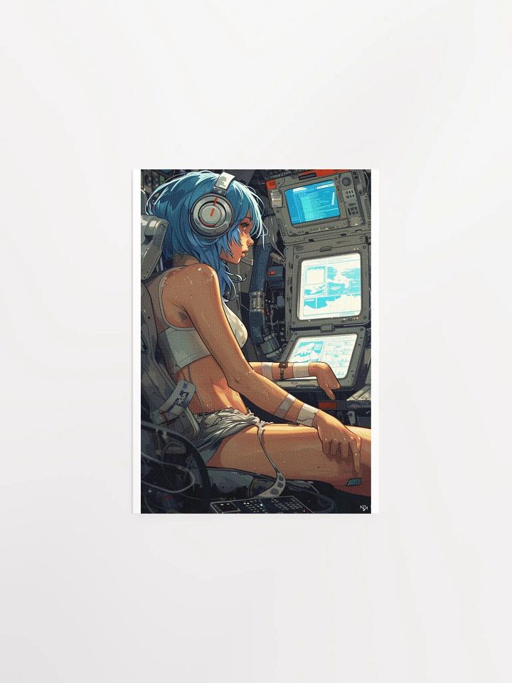 Shipped Oldskull Art Print Poster 003: Gets Hot Hacking product image (6)