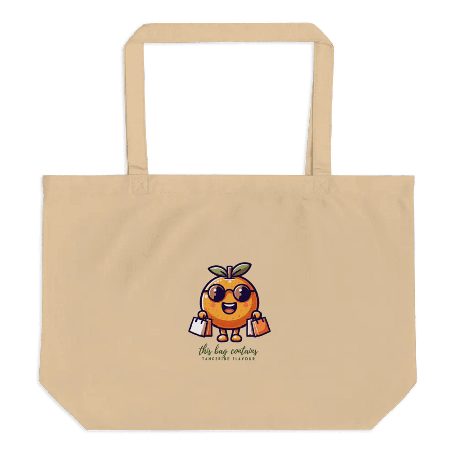 Tangerine Flavoured Econscious Organic Cotton Tote Bag product image (3)