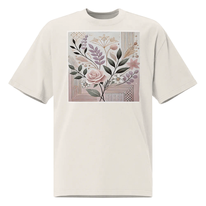 Floral Fusion Oversized Tee product image (1)