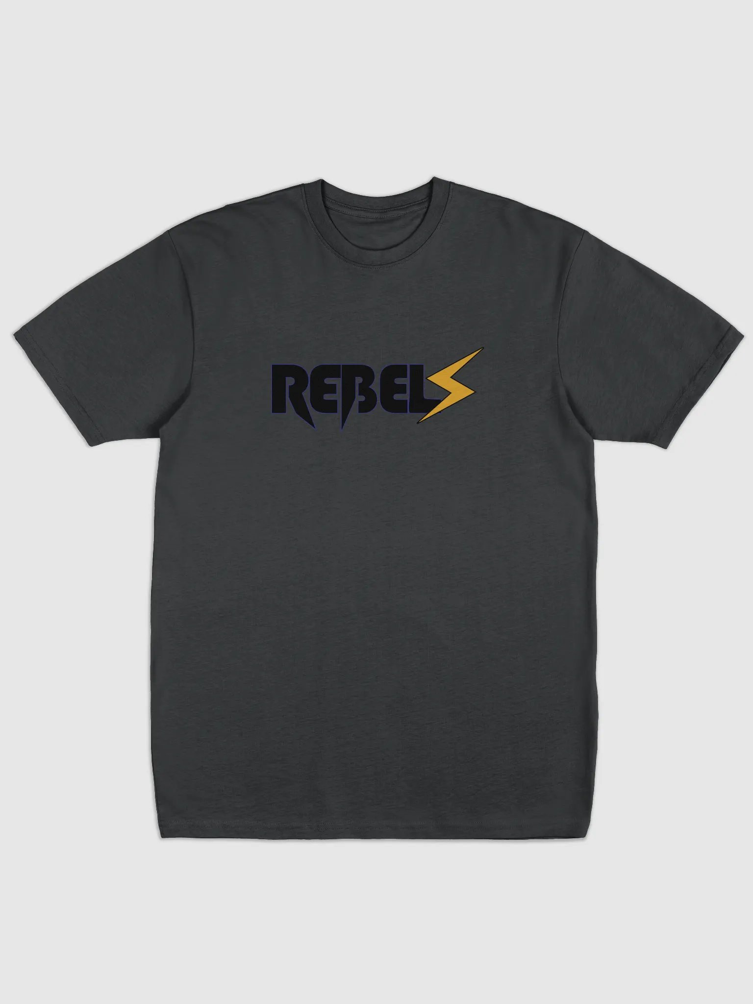 Rebels T-Shirt Black | Black/Orange / Blue Outline product image (1)