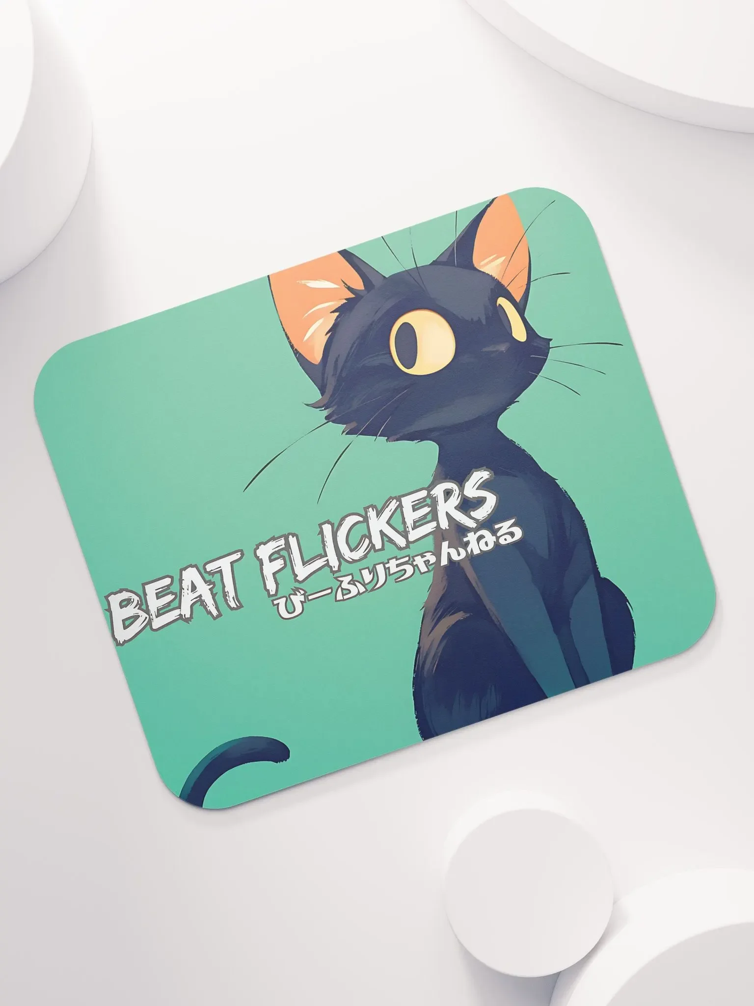 Beat Flickers Cat Whiskered Wonder Mouse Pad product image (7)