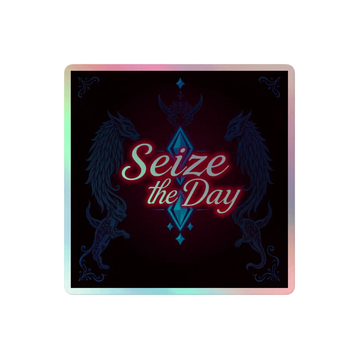 Seize the Day Holographic Sticker Sheet product image (2)