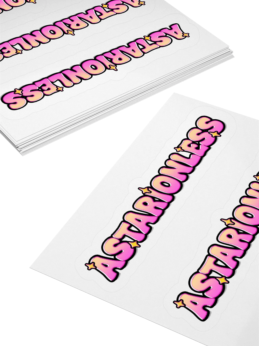 Human1 x Astarionless || Kiss Cut Stickers product image (4)