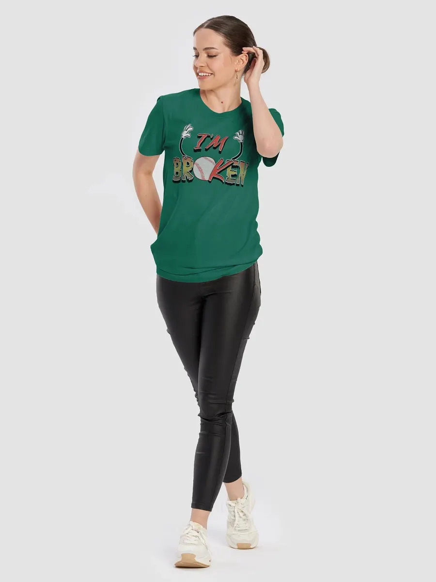Im Broken Im Ok Baseball Hands Playful Gesture T-Shirt product image (30)