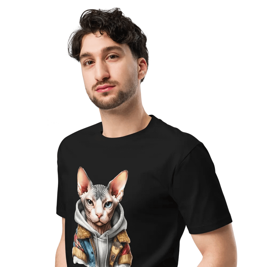 Sphynx Cat Shirt, Sphynx Lover Tshirt, Hairless Animal Tshirt, Cute Pet T-shirt, Cute Cat Lover T Shirt, Unisex Sphynx Cat Shirt product image (4)
