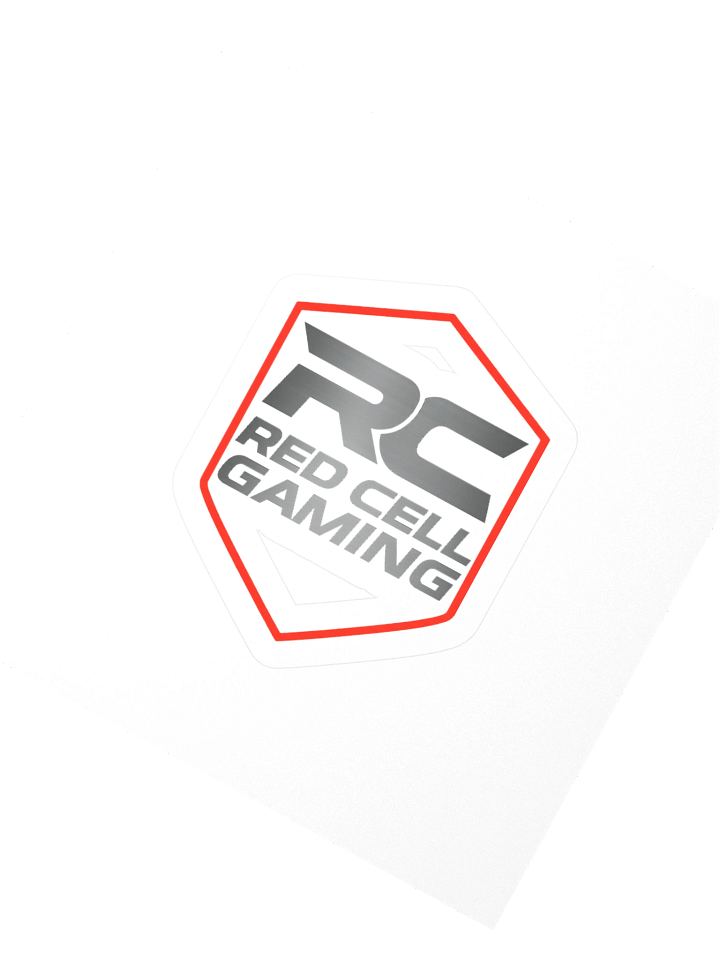 Red Cell Gaming Metallic Logo Stickers product image (4)