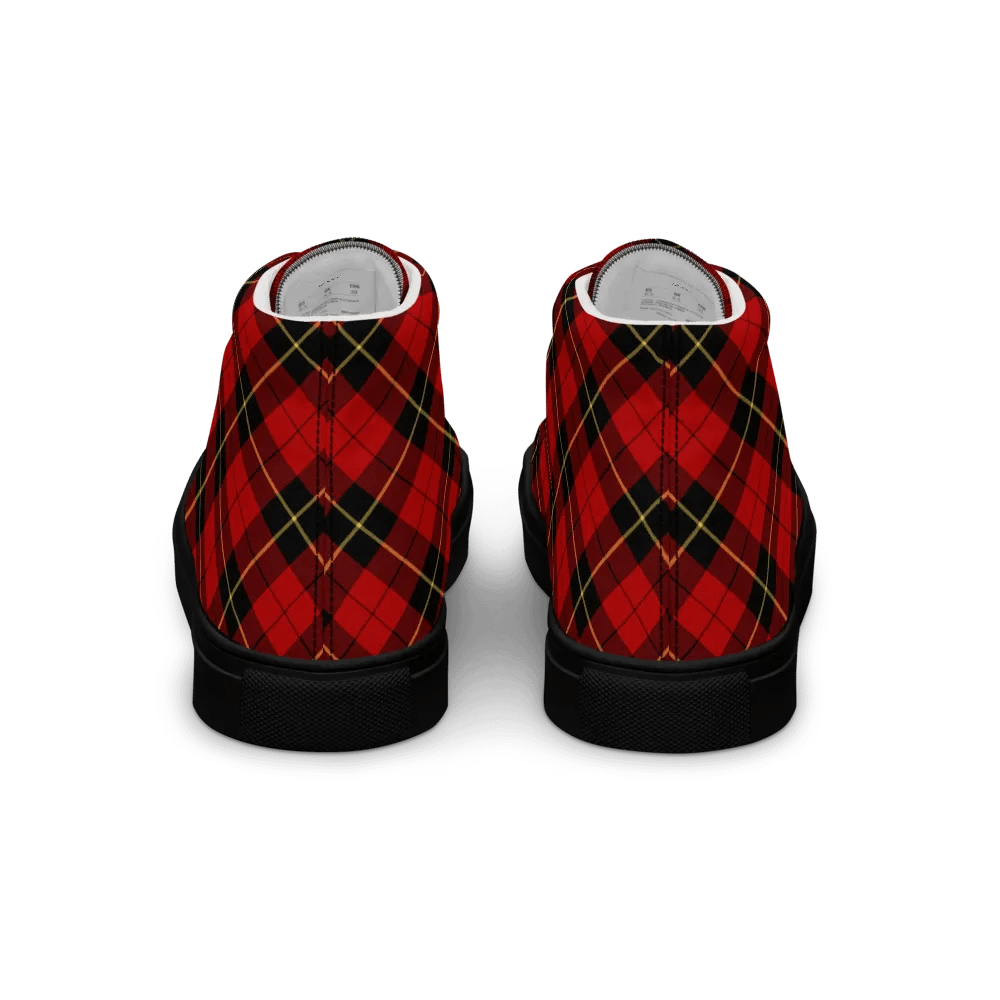 Wallace Tartan Men's High Top Shoes product image (6)