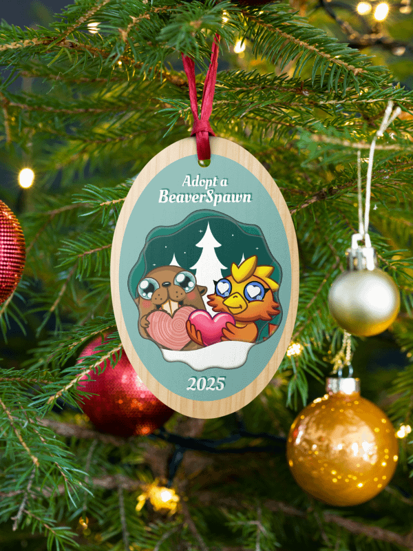 Adopt a BeaverSpawո Ornament 2025 product image (1)