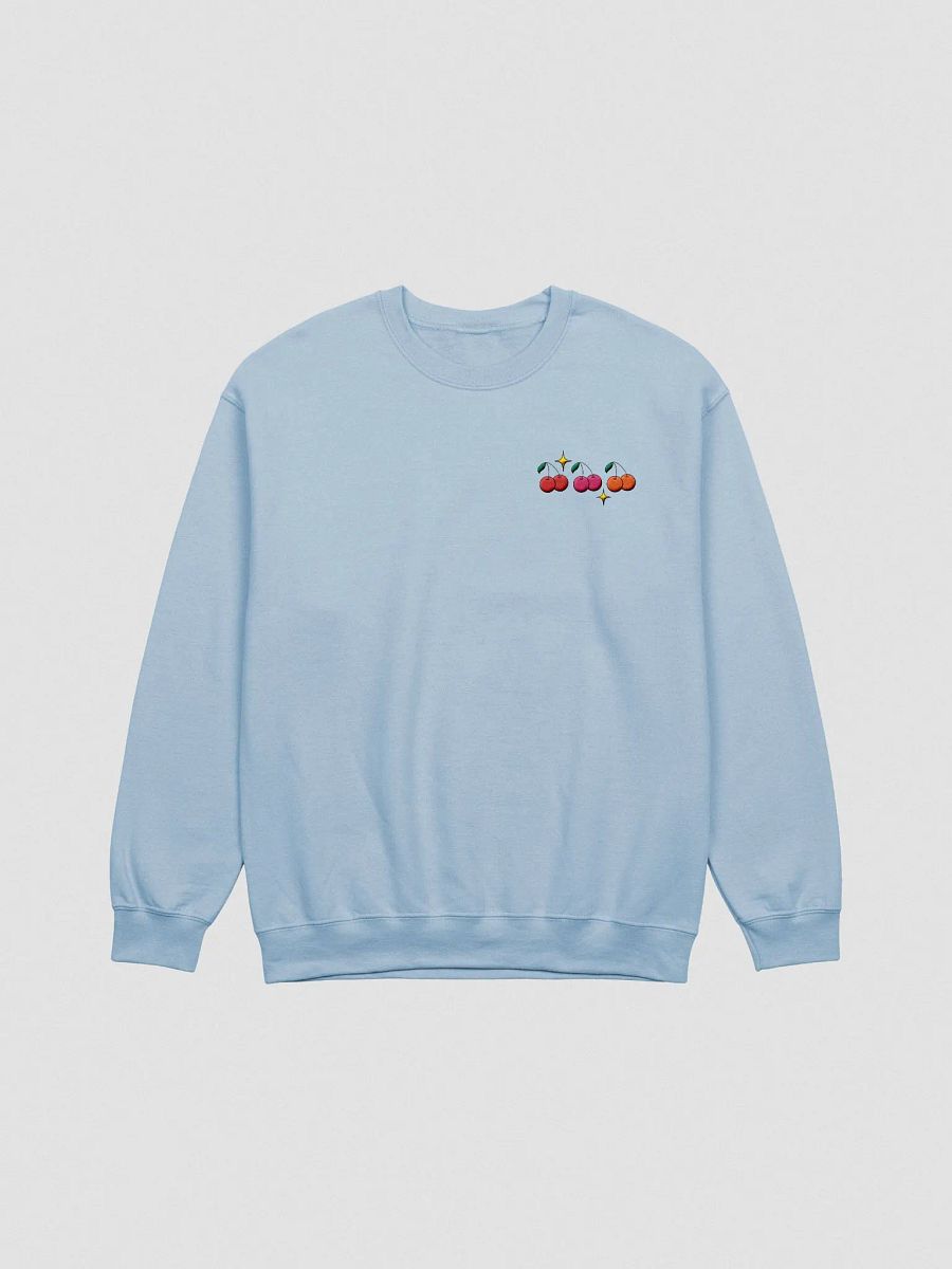 sparkle cherries embroidered crewneck product image (2)