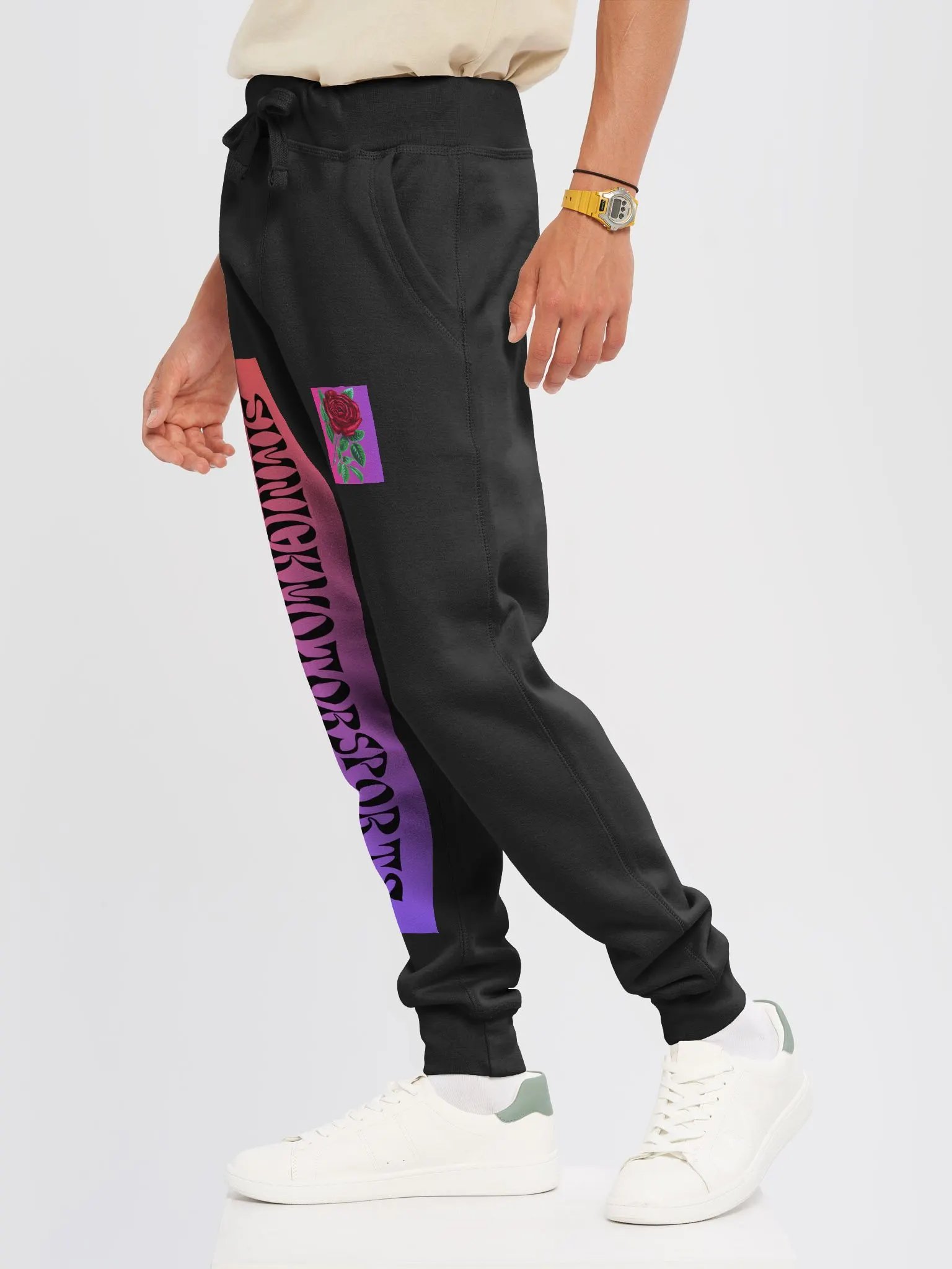 SIMNICK Rose Gradient Joggers product image (6)