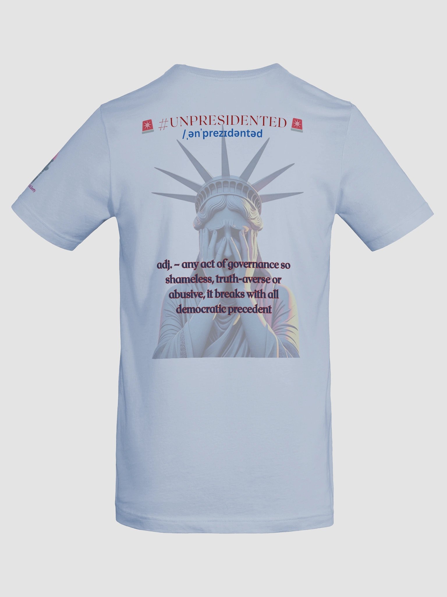 Stand With Liberty Barbed Wire American Flag Bella & Canvas 3001 Supersoft Tee product image (8)