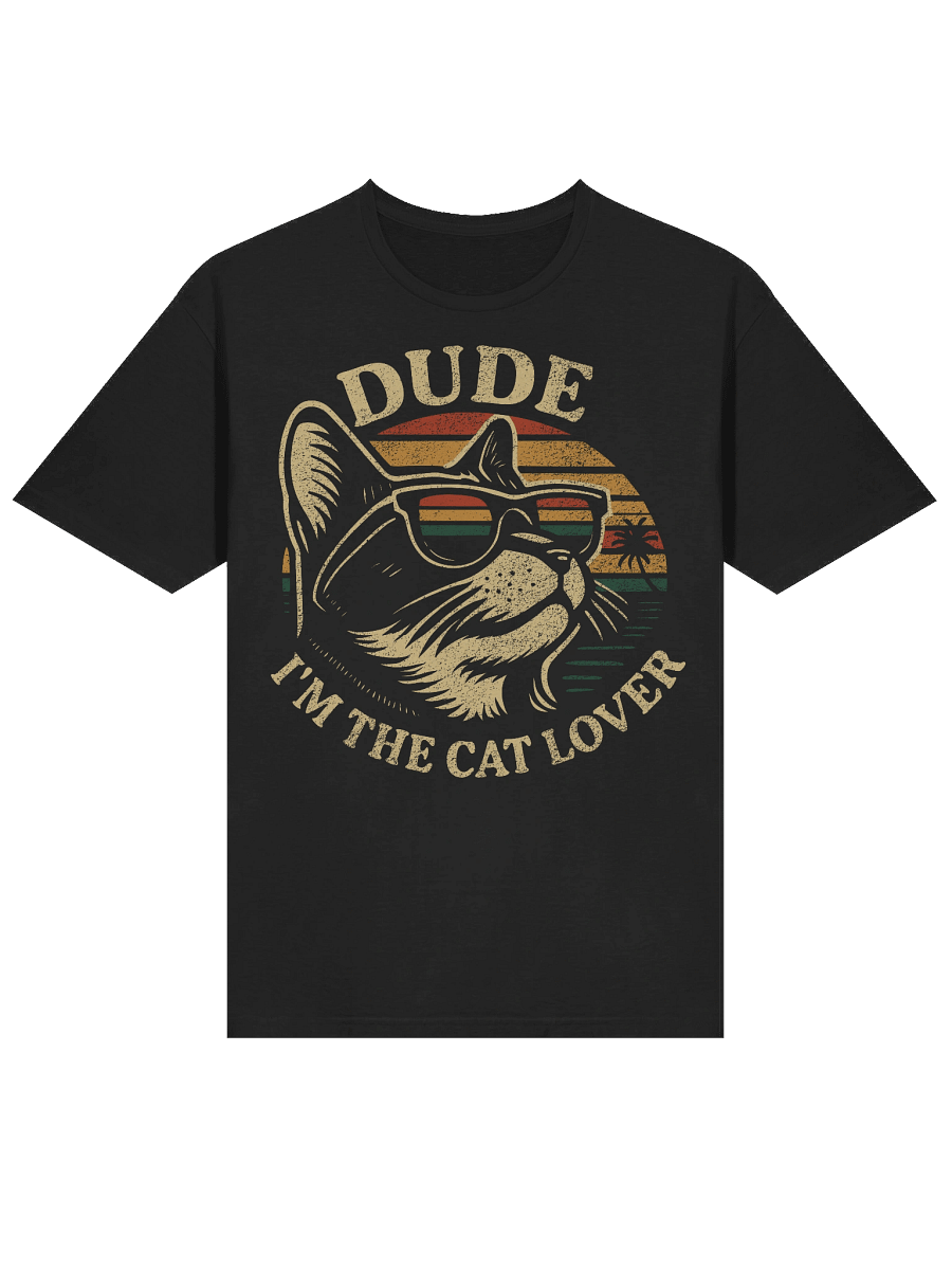 Retro Cat Lover Sunset T-Shirt product image (12)