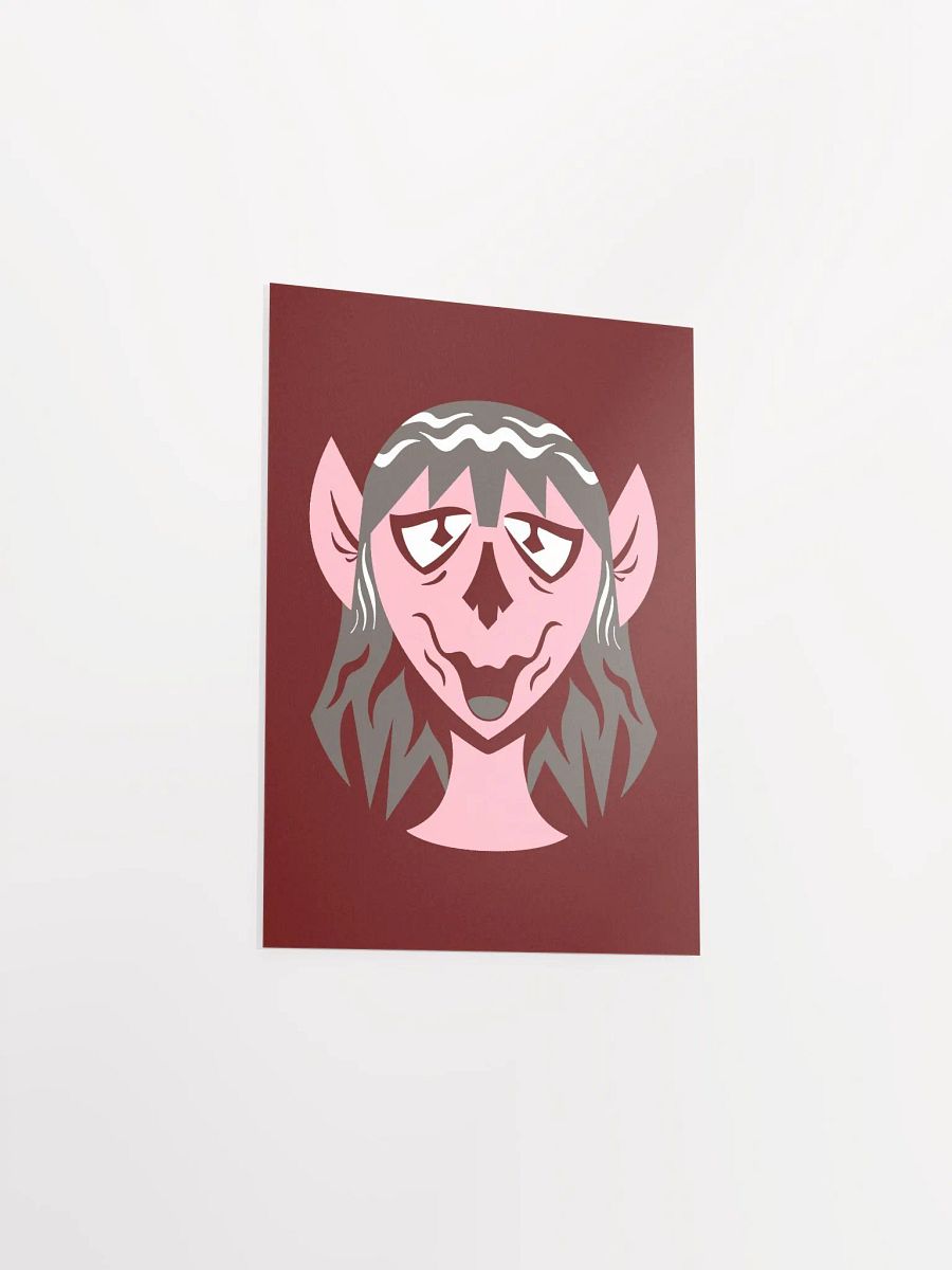 Pink Orc Girl Matte poster product image (38)