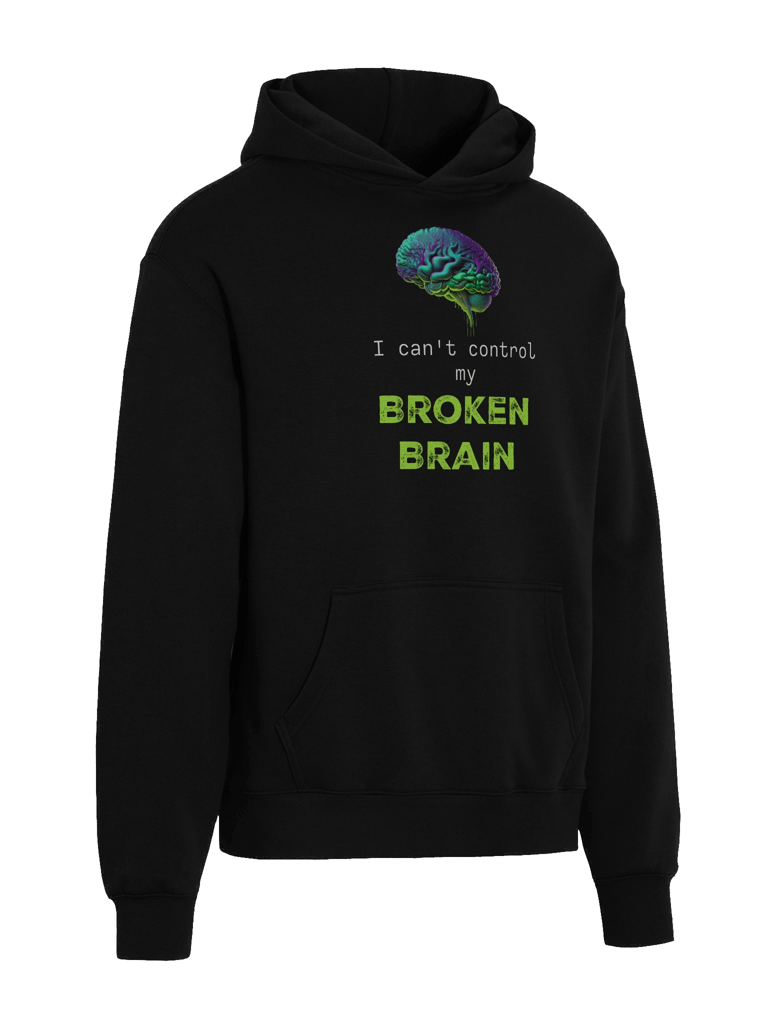 Broken Brain Oversized Hoodie product image (4)