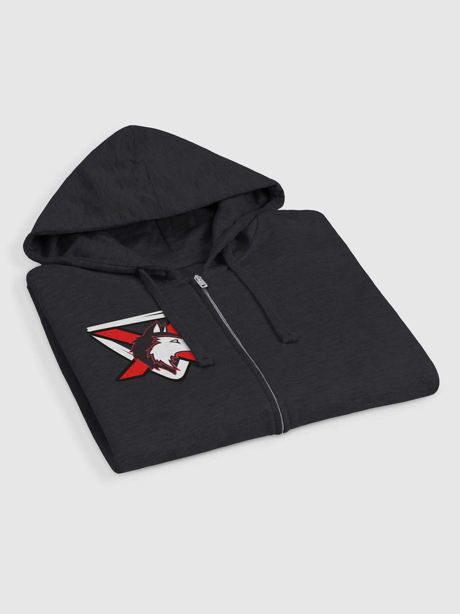 AlphaXSynergy Independent Trading Co. Fleece Zip Up Hoodie Front Logo & Back Quote product image (4)