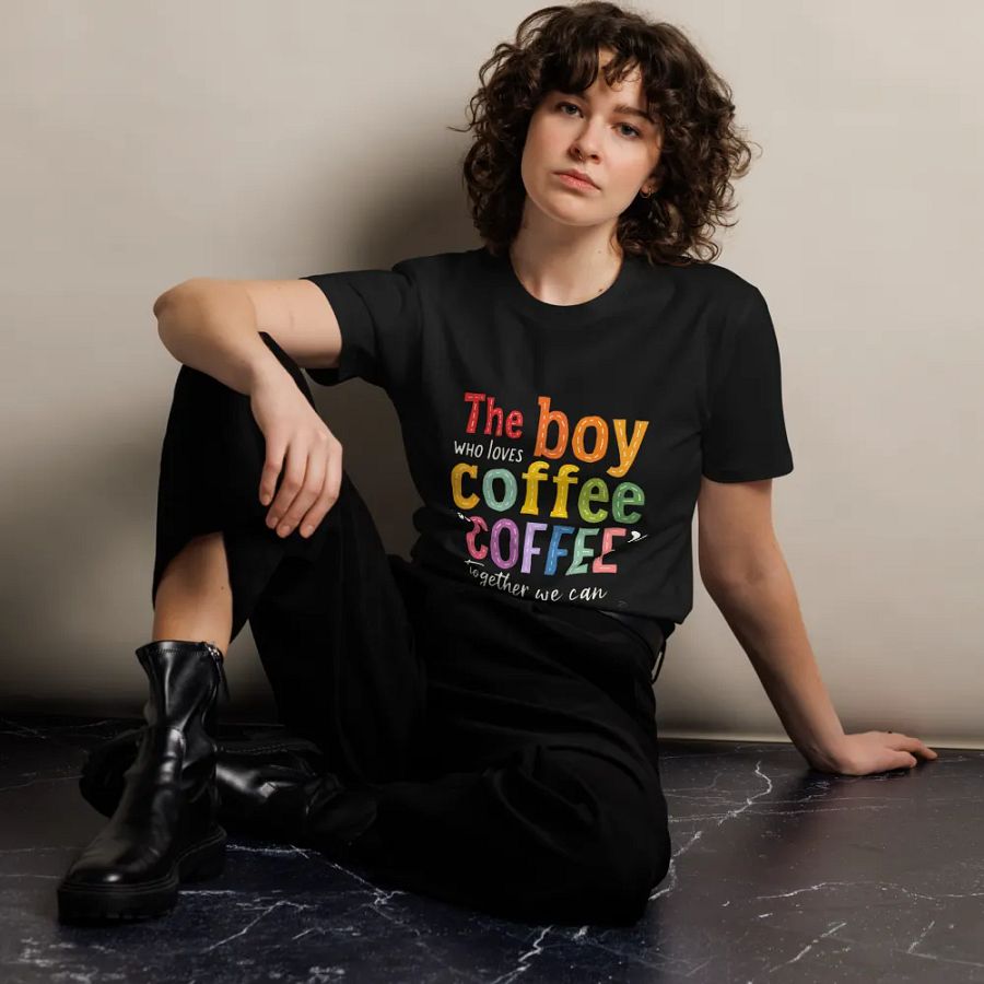 Coffee Lover's Typography T-Shirt product image (10)