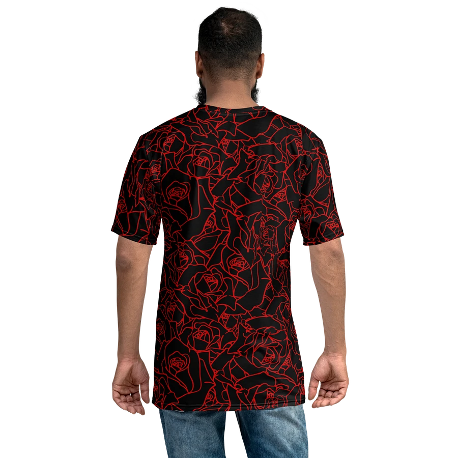 Loads of Roses · black-red crew neck t-shirt product image (9)