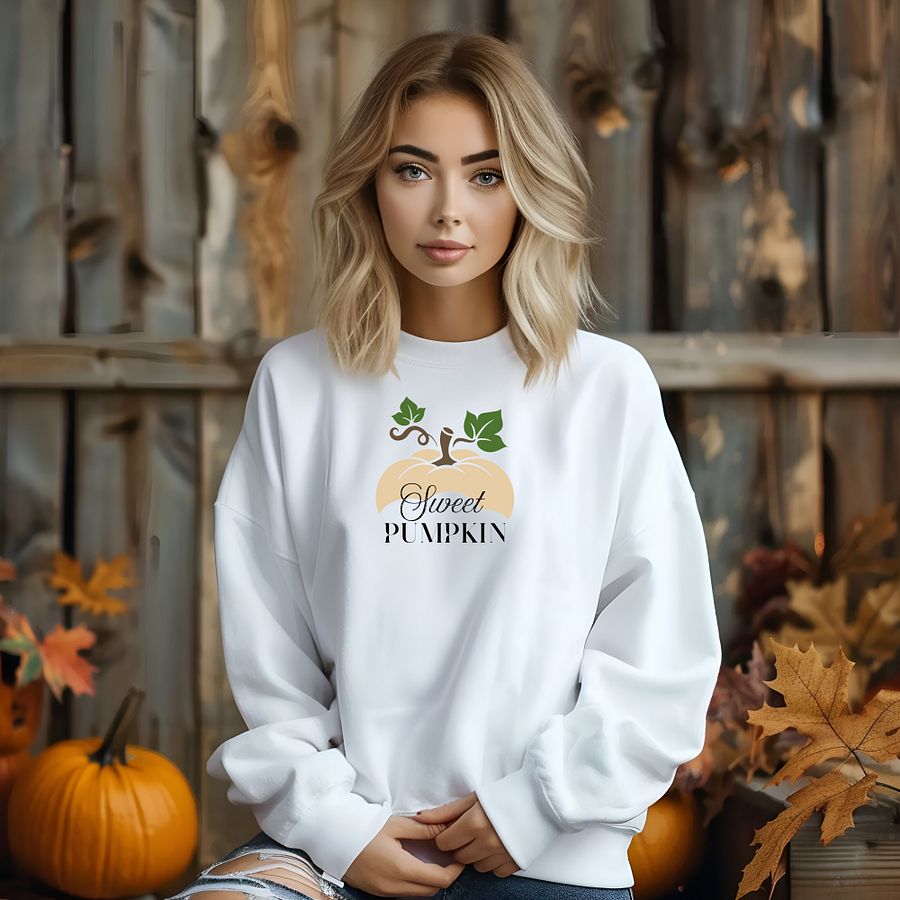 Harvest Charm Sweet Pumpkin Sweatshirt product image (1)