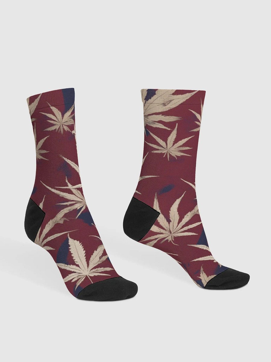 MAROON NAVY LEAFS product image (4)