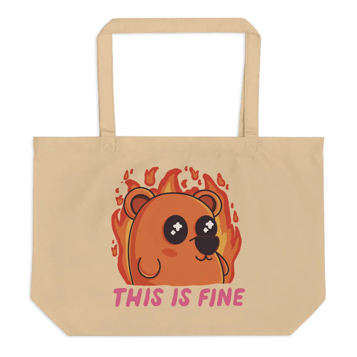 This is Fine Behr Large Eco Tote Bag product image (1)