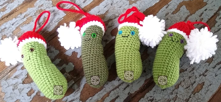 Christmas Pickle Crochet Pattern product image (1)