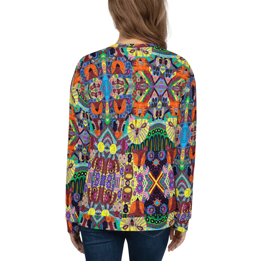 Abstract Doodle Animals Unisex Sweatshirt product image (12)