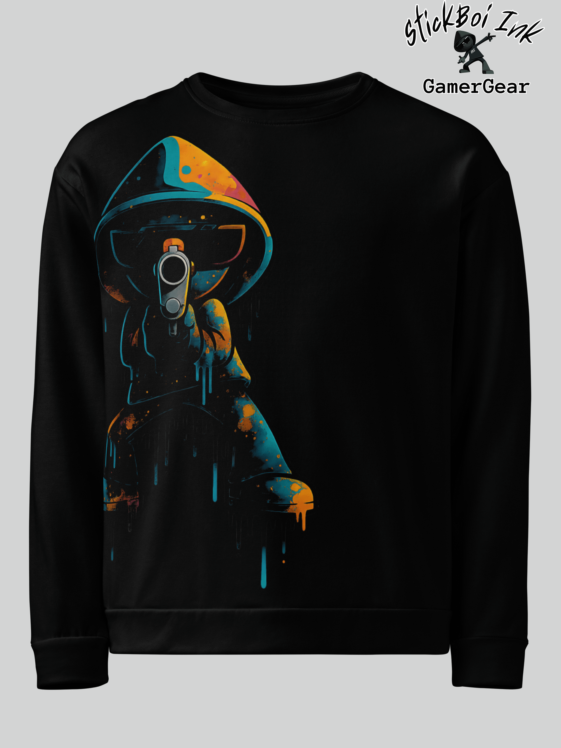 Gamer Sweatshirt - Drippy by StickBoi Ink product image (1)