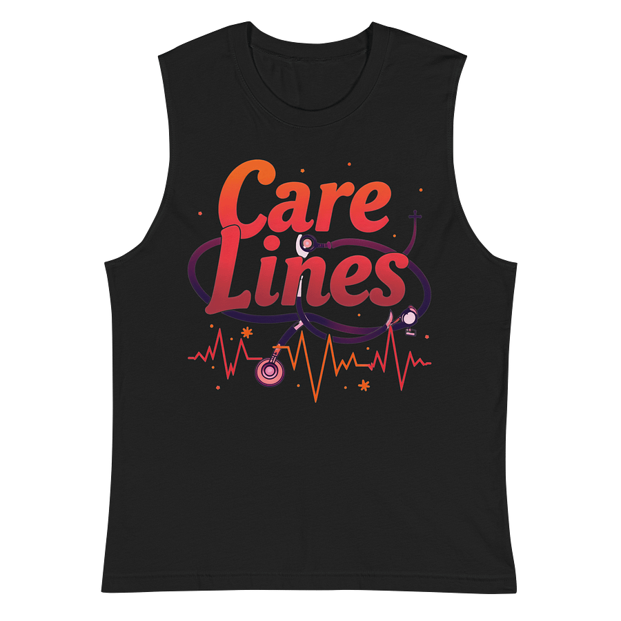 Care Lines Stethoscope Muscle Tank product image (3)