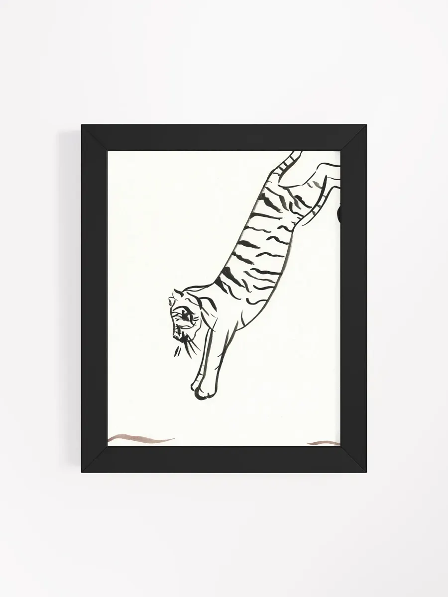 Jumping Tiger Framed Print product image (11)