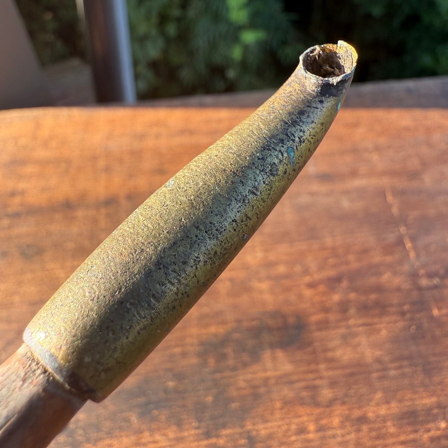 🎎 Japanese Kiseru Smoking Pipe – Early Showa Era with Burned Bowl and Bonus Bowl Head – Japan Antique Roadshow product image (5)