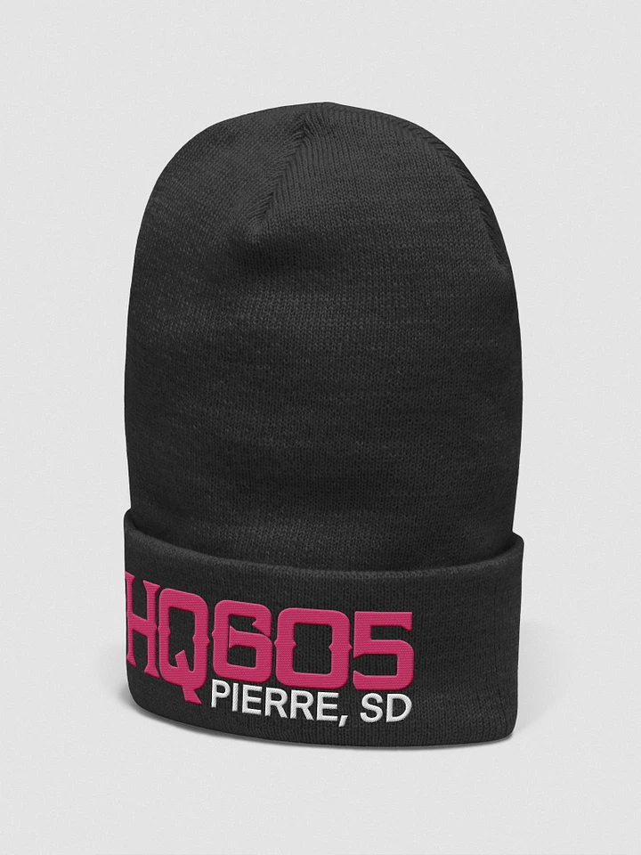 HQ605 Pink Logo Beanie product image (2)