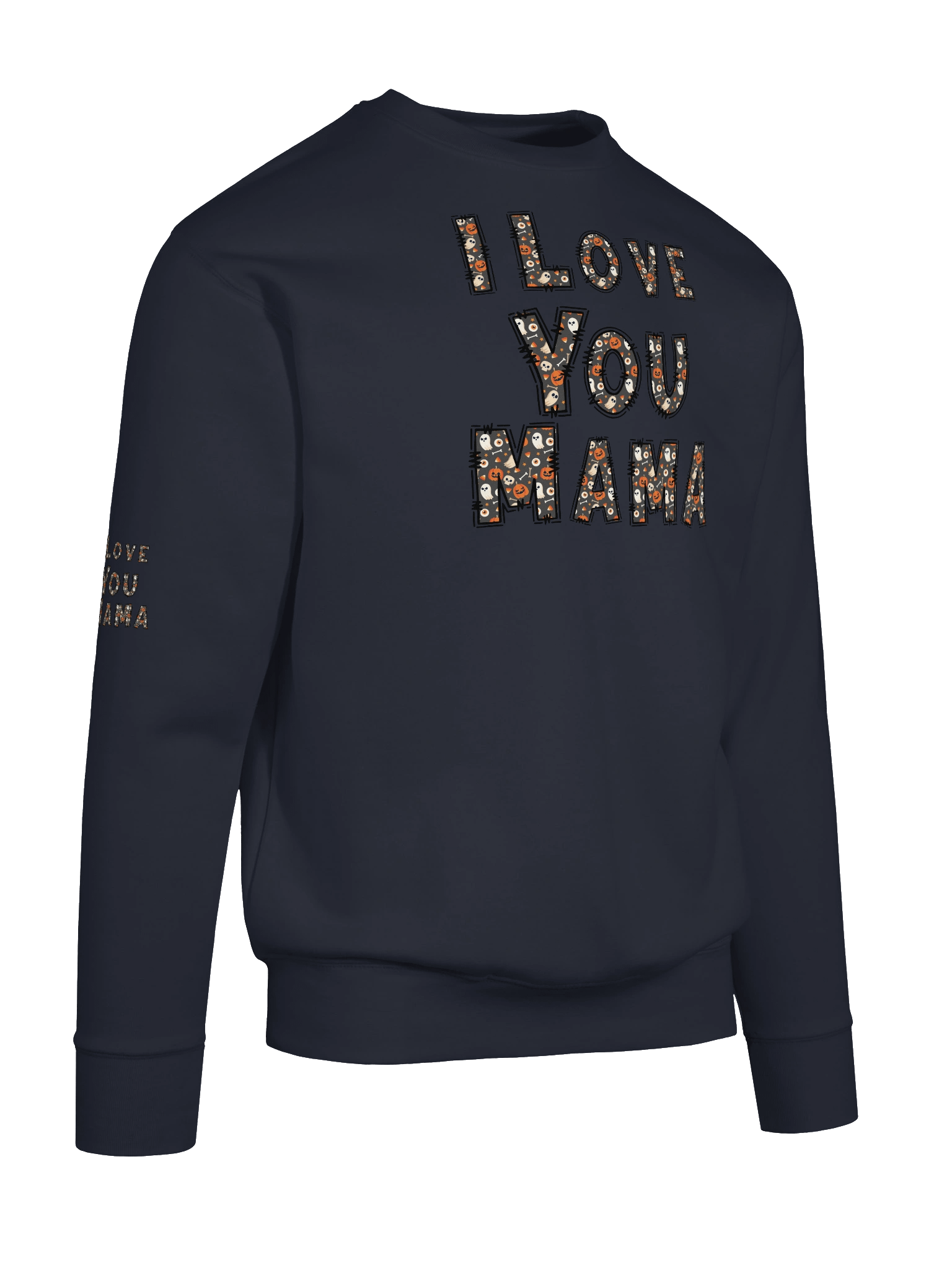 I Love You Mama Halloween Alphabet Sweatshirt product image (101)