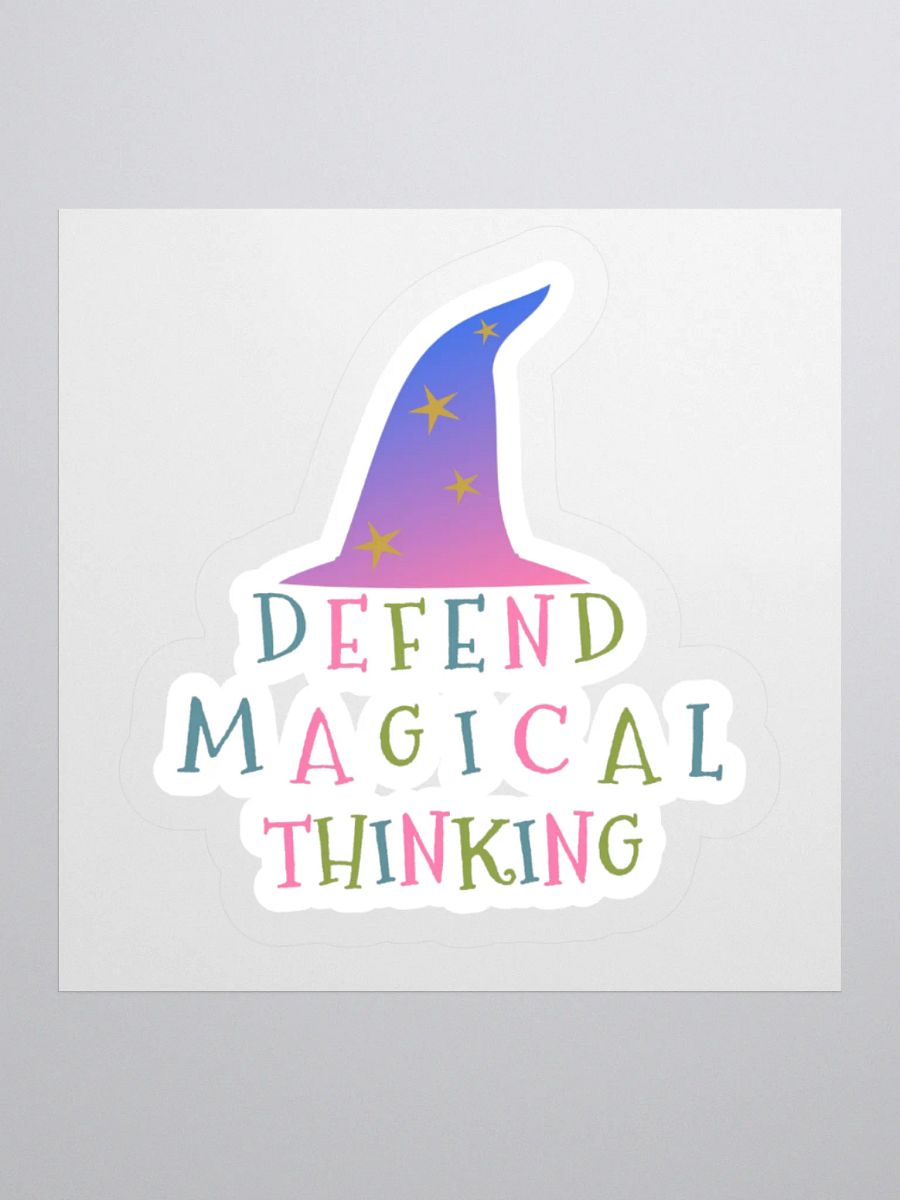 Defend Magical Thinking Sticker product image (3)